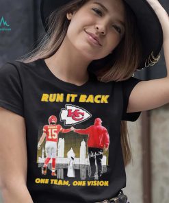 Run It Back Mahomes Signature One Team One Vision city Shirt