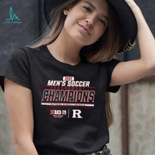 Rutgers Scarlet Knights 2022 Big Ten Men’s Soccer Conference Tournament Champions Locker Room T Shirt