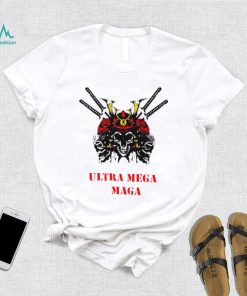 Samurai skull Ultra Mega Maga logo shirt