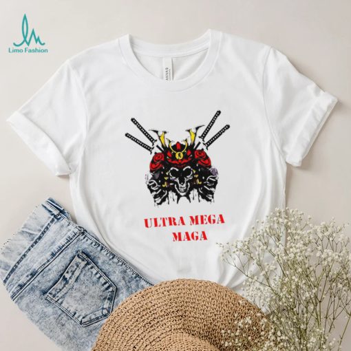 Samurai skull Ultra Mega Maga logo shirt