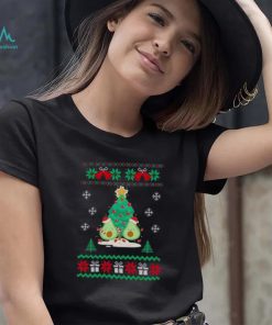 Santa Avocado Tree Christmas 2022 shirt