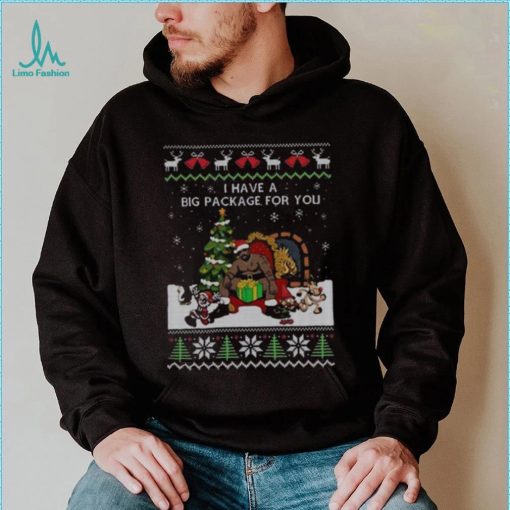 Santa Barry Wood I Have A Big Package For You Ugly Christmas 2022 Shirt