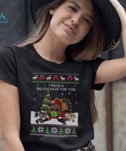 Santa Barry Wood I Have A Big Package For You Ugly Christmas 2022 Shirt
