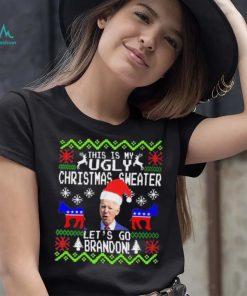 Santa Biden This Is My Ugly Christmas Sweater Let’s Go Brandon Shirt