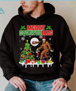 Santa Bigfoot Merry Squatchmas Christmas shirt