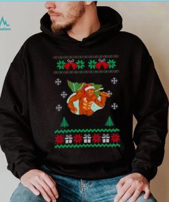 Santa Bigfoot Tree Christmas 2022 shirt