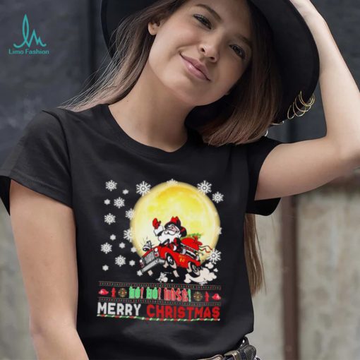 Santa Claus Ho Ho Hose Merry Christmas Ugly Shirt