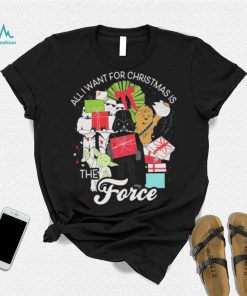 Santa Darth Vader All I Want For Christmas Is The Force Shirt