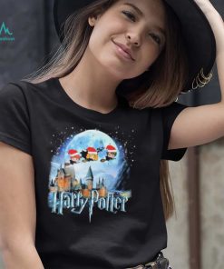 Santa Harry Potter Chibi Characters Merry Christmas Shirt