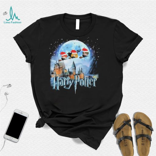 Santa Harry Potter Chibi Characters Merry Christmas Shirt