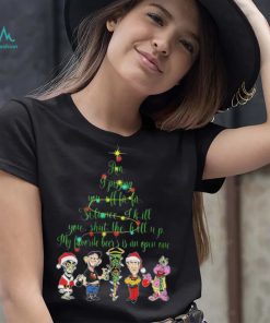 Santa Jeff Dunham Tree Am I Pissing You Off Fa Fa Christmas Shirt