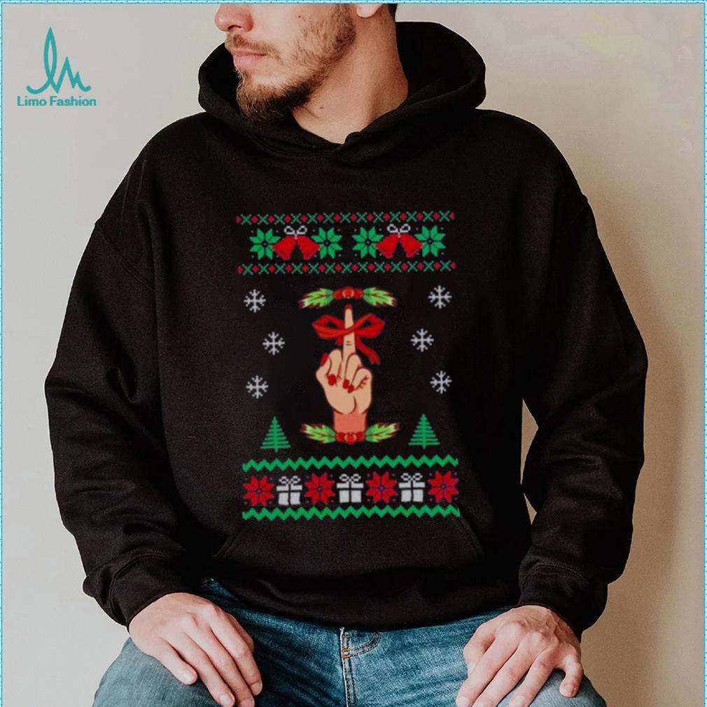 Santa Middle Finger Fuck Tree Christmas 2022 shirt Santa Middle Finger Fuck Tree Christmas 2022 shirt