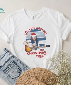 Santa Morgan Wallen Around The Christmas Tree Vintage shirt