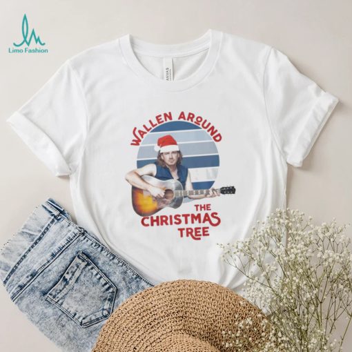 Santa Morgan Wallen Around The Christmas Tree Vintage shirt