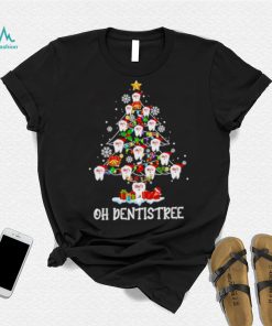 Santa Oh Dentist Tree 2022 Merry Christmas Shirt