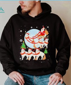 Santa Riding Reindeer Turkish Angora Sleigh Christmas Shirt