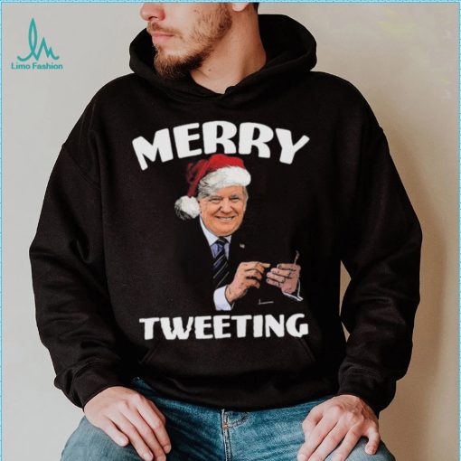 Santa Trump Merry Tweeting Christmas Shirt