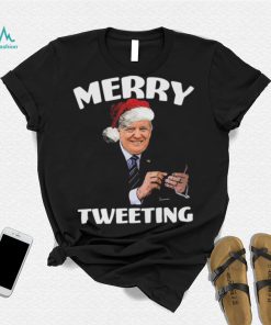 Santa Trump Merry Tweeting Christmas Shirt
