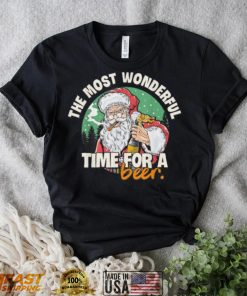 Santa claus the most wonderful Christmas time for a beer xmas sweater