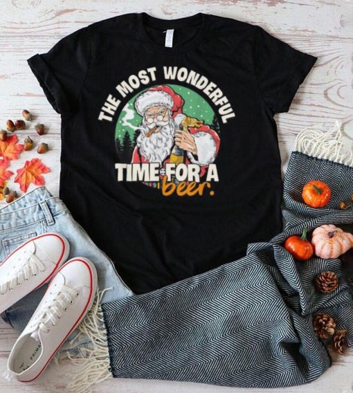 Santa claus the most wonderful Christmas time for a beer xmas sweater