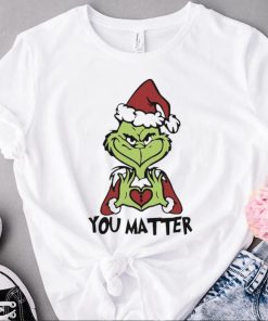 Santa grinch you matter Christmas sweater