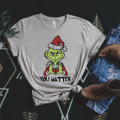 Santa grinch you matter Christmas sweater