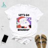 Santa let’s go brandon Christmas Holiday art shirt