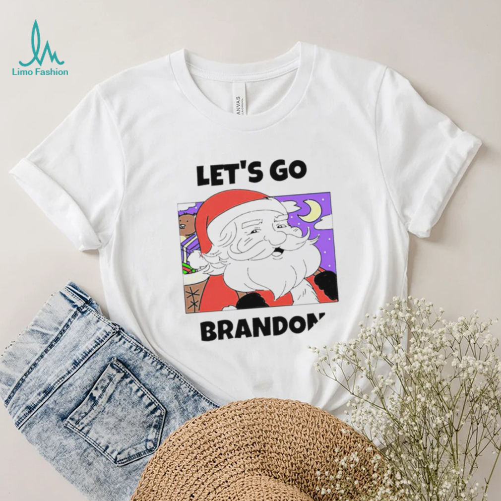 Santa let’s go brandon Christmas Holiday art shirt Santa let’s go brandon Christmas Holiday art shirt