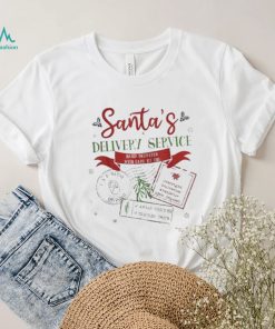 Santa’s delivery service funny Christmas l&d nurse labor and delivery nurse shirt