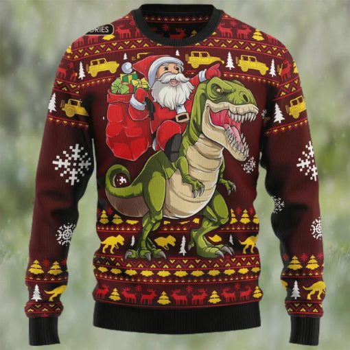 Santassic Park Christmas Ugly Christmas Sweater, Xmas Sweatshirt