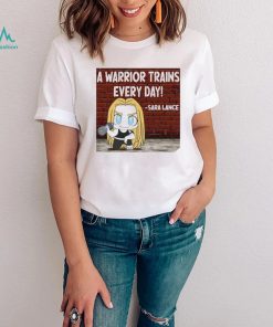 Sara Lance a warrior trains every day chibi shirt