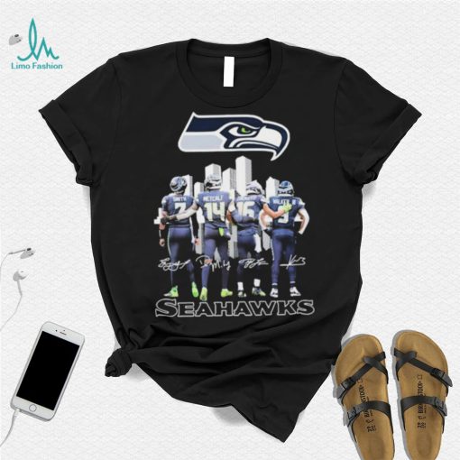 Seahawks Smith Metcalf Lockett Malker Signature Seahawks Shirt