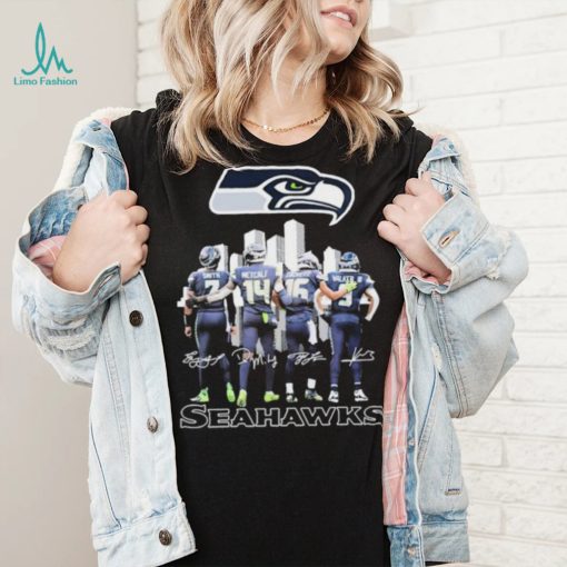 Seahawks Smith Metcalf Lockett Malker Signature Seahawks Shirt