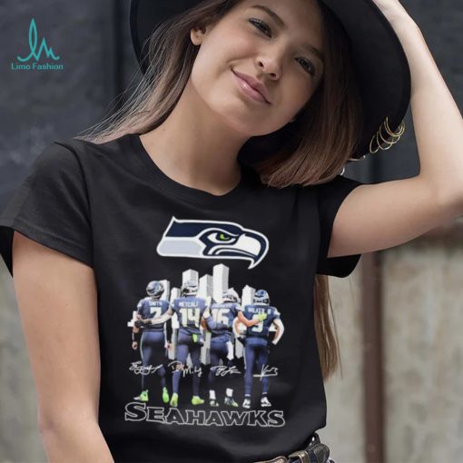 Seahawks Smith Metcalf Lockett Malker Signature Seahawks Shirt