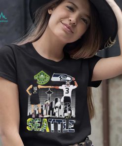 Seattle Storm Sue Bird And Seattle Seahawks Russell Wilson Signatures Shirt