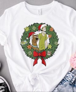 Shaggy and Scooby Doo Snack Wreath Xmas 2022 Shirt