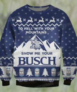 Show Me Your Busch Light Beer Ugly Sweater Christmas Gift