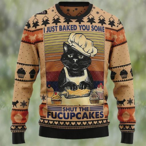 Shut The Fucupcakes Christmas, Ugly Christmas Sweater Sweatshirt
