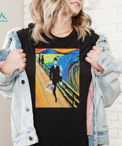 Silly walk van gogh The Scream t shirt, hoodie, sweater, long sleeve and tank top