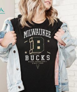 Since 1968 Icon Black Milwaukee Bucks Basketball Since 1969 Shirt