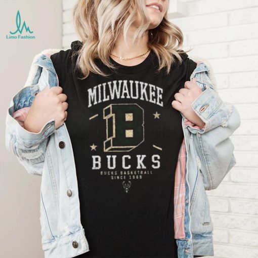 Since 1968 Icon Black Milwaukee Bucks Basketball Since 1969 Shirt