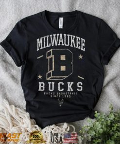 Since 1968 Icon Black Milwaukee Bucks Basketball Since 1969 T Shirt