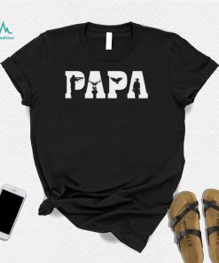 Single Dad Papa Hunting New Design T Shirt
