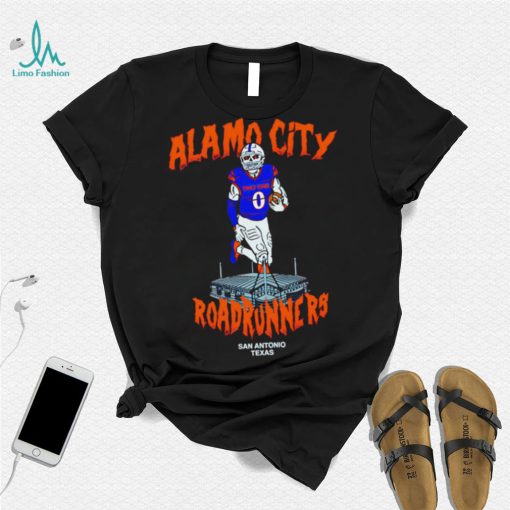 Skeleton Alamo City Roadrunners San Antonio Texas shirt