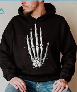 Skeleton hand quiet life art shirt