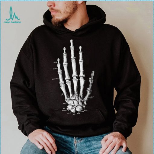 Skeleton hand quiet life art shirt