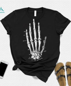 Skeleton hand quiet life art shirt