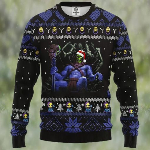 Skeletor Ugly Christmas Sweater, Xmas Sweatshirt