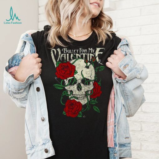 Skull And Roses Rock Band Bullet For My Valentine Shirt