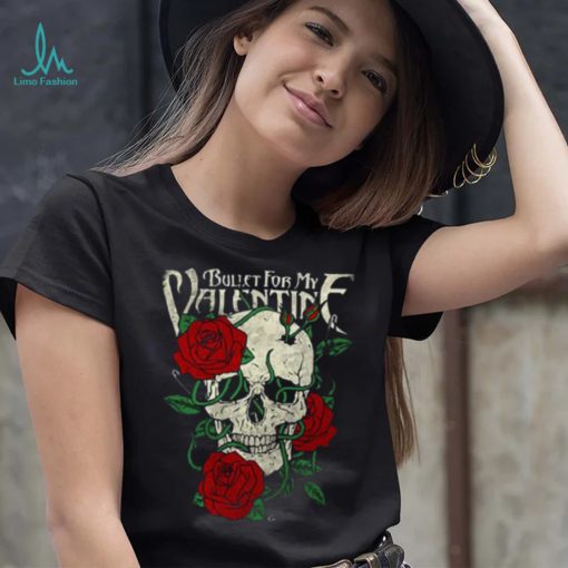 Skull And Roses Rock Band Bullet For My Valentine Shirt